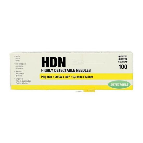 Obrazek Igły HDN 0,9 x 13 mm (20G x 1/2) luer lock, 100 szt.