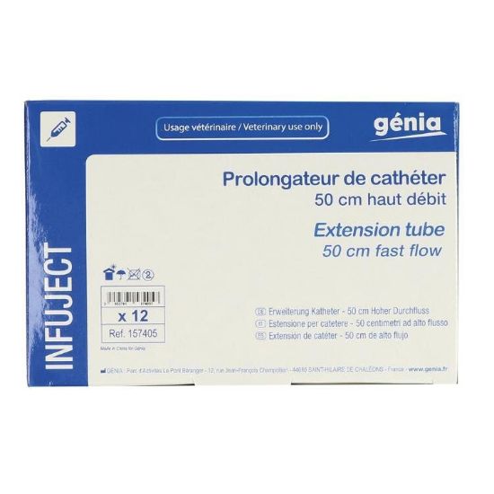 Obrazek Przedłużenie węża elastyczne 50 cm LL, 12 szt.